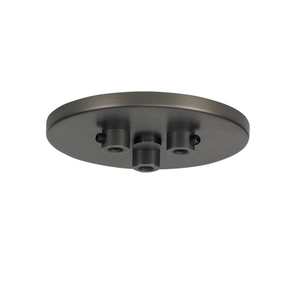 Tech Lighting 700TDMRD3T Line-Voltage Mini Canopy 3 Port Round By Visual Comfort