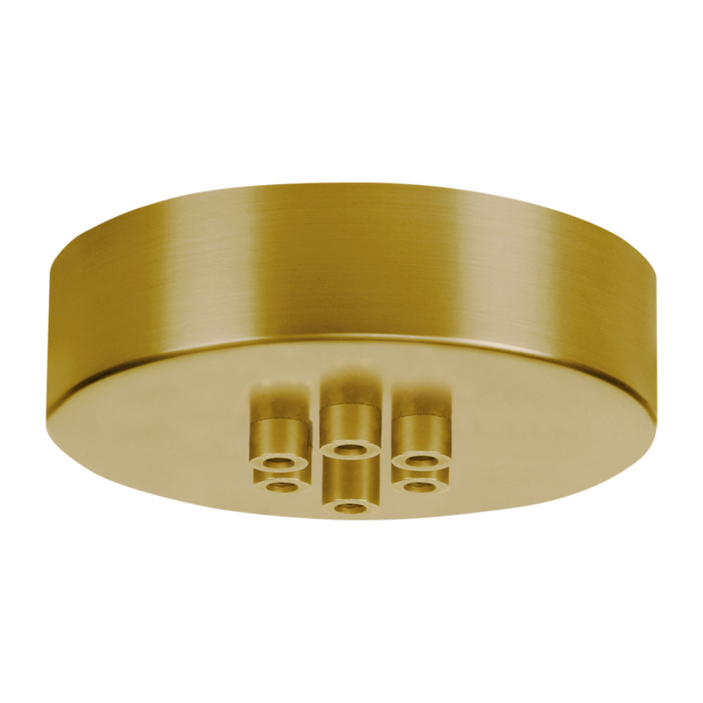 Tech Lighting 700TDMRD7T Line-Voltage Mini Canopy 7 Port Round By Visual Comfort