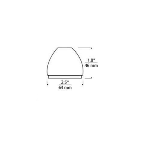 Tech Lighting 700TNKBELLV Tinkerbell Shade With Integrated Lens Holder By Visual Comfort