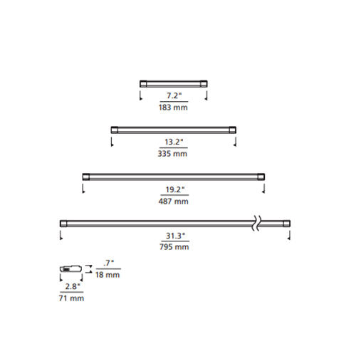 Tech Lighting 700UCF Unilume LED Slimline By Visual Comfort