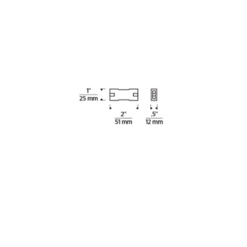 Tech Lighting 700UCFFC Unilume Slimline Female To Female Conn