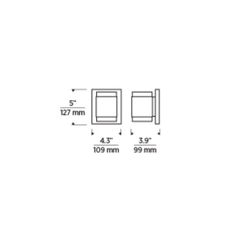 Tech Lighting 700WSVOTR Voto Wall Round By Visual Comfort
