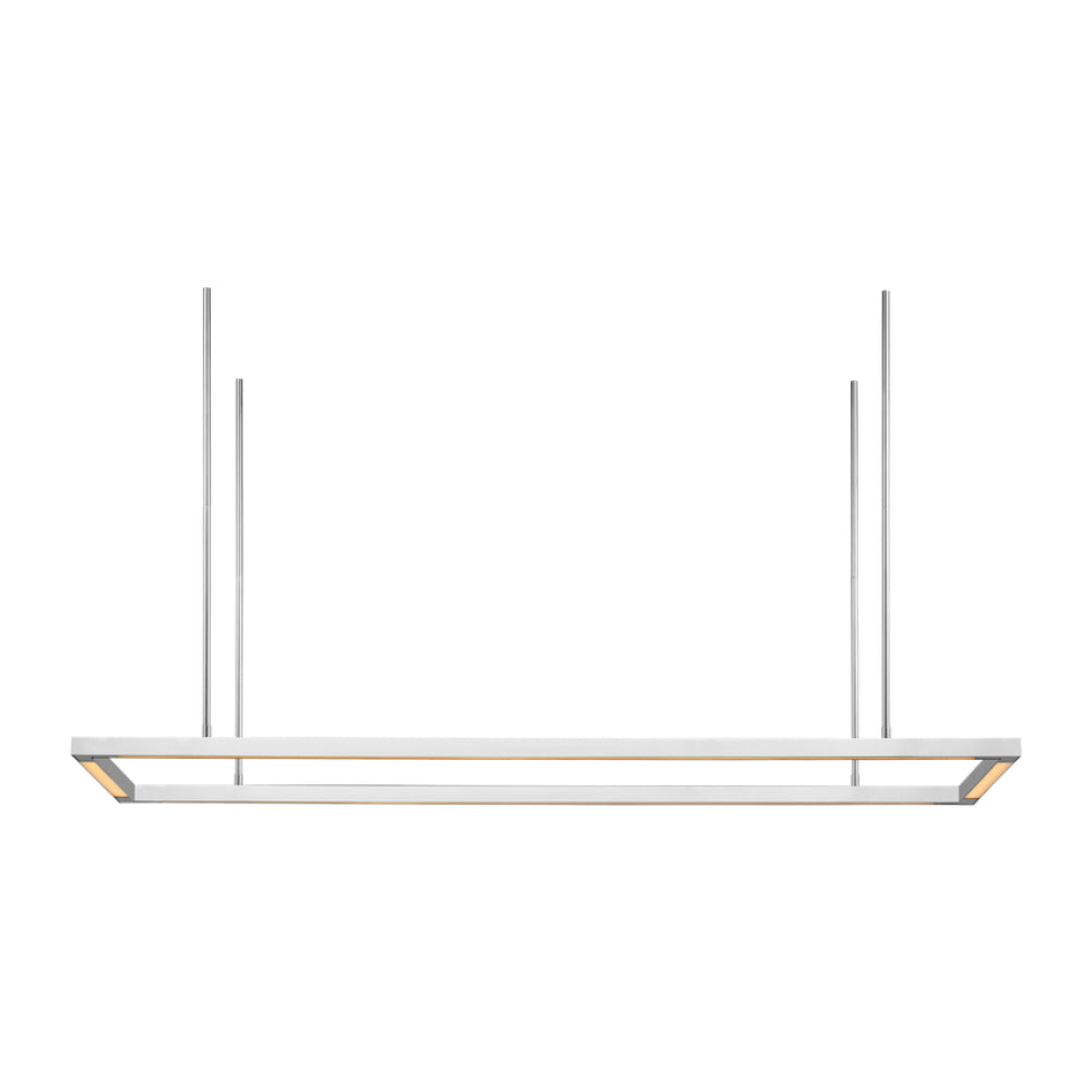 Visual Comfort Stagger Halo 50 Uplight Linear Suspension