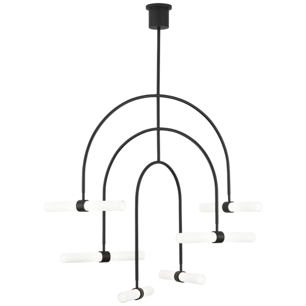 Tech Lighting 700 Calumn 6-Light Chandelier By Visual Comfort