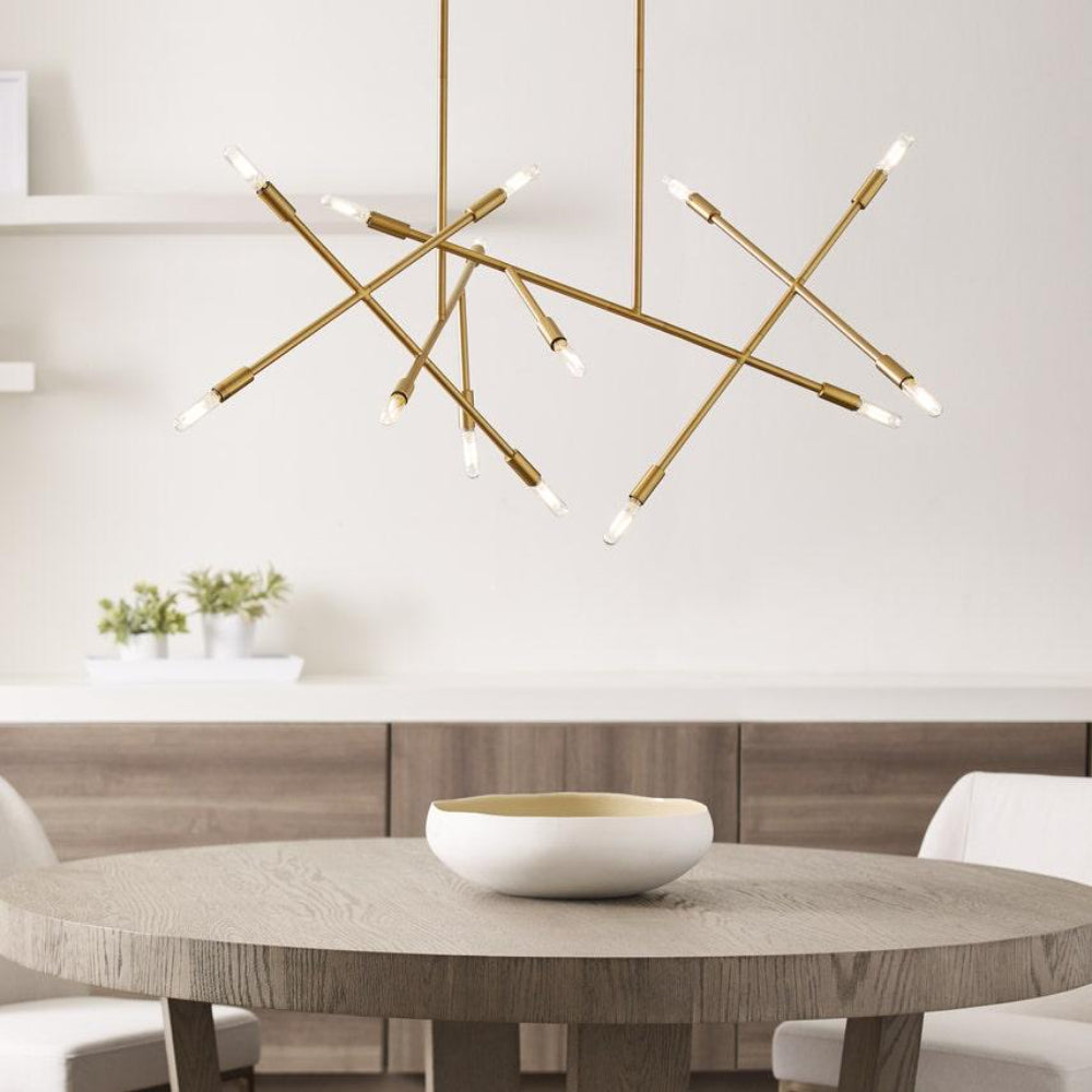 Tech Lighting 700 Line Wave 2 Chandelier