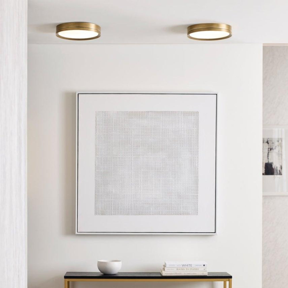 Tech Lighting 700FMFIN Finch Round Flush Mount By Visual Comfort