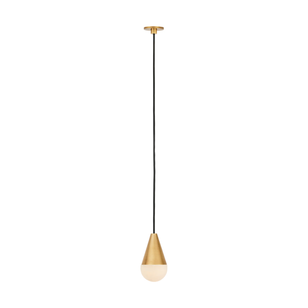 Visual Comfort Cupola Alabaster Port Alone Pendant