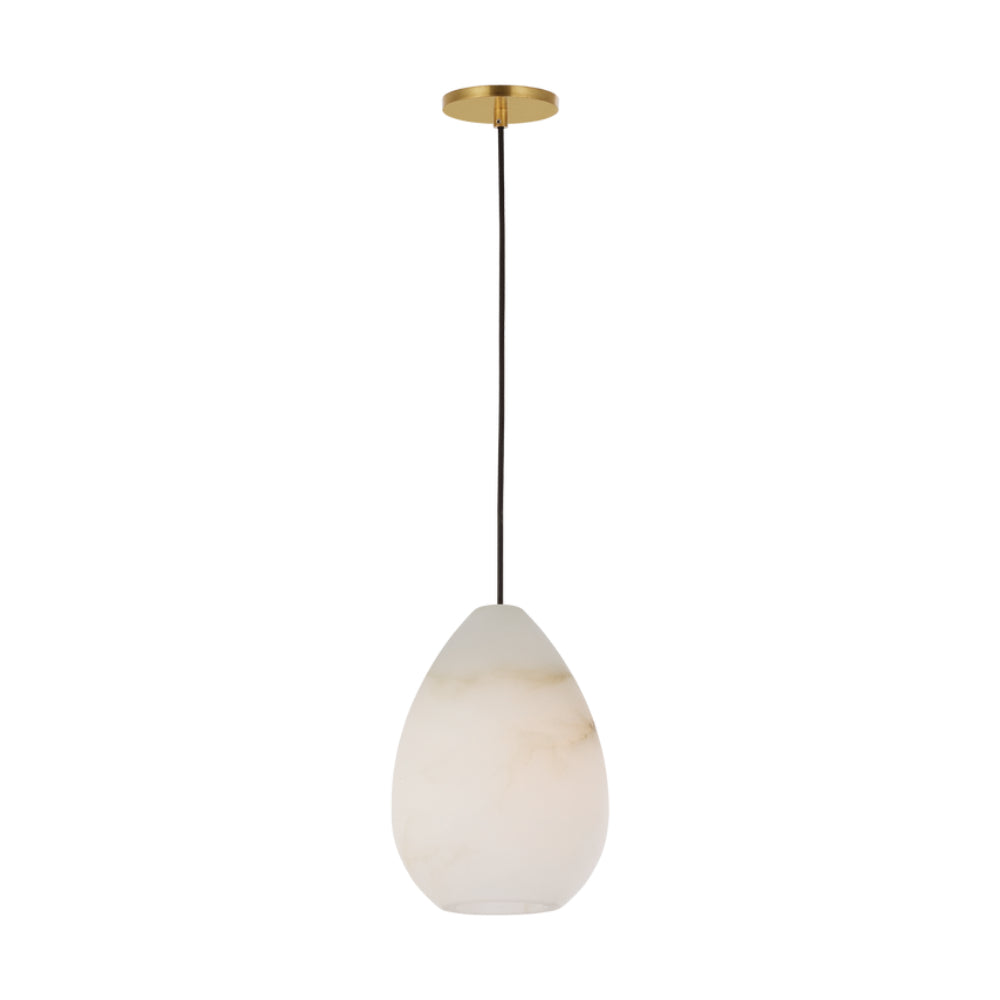 Visual Comfort Alina Alabaster Small Pendant