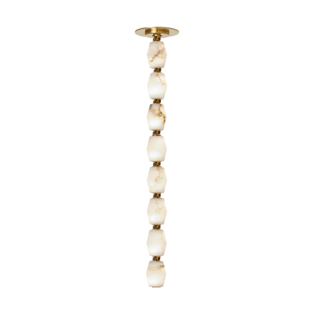 Visual Comfort Collier Alabaster 24 Pendant