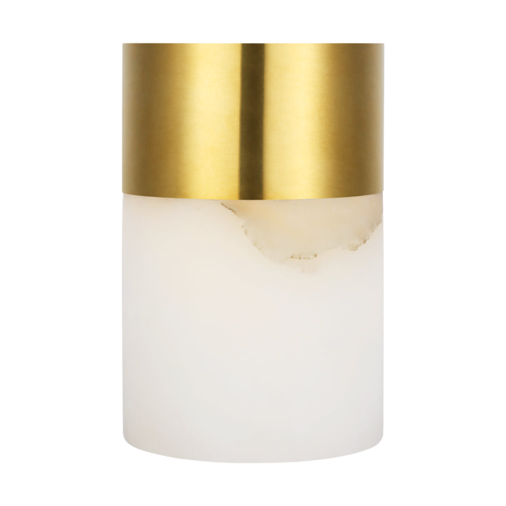 Visual Comfort Caspe Alabaster 6 Rechargeable Table Lamp