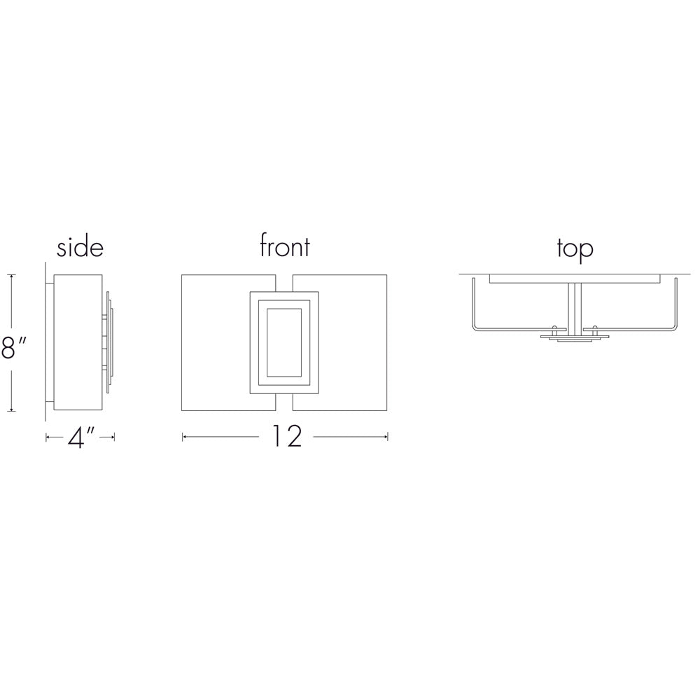 Ultralights Lighting Genesis 11217 ADA Sconce