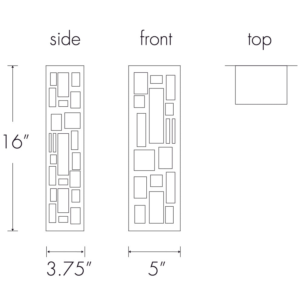 Ultralights Lighting Genesis 11218-16 Exterior Sconce