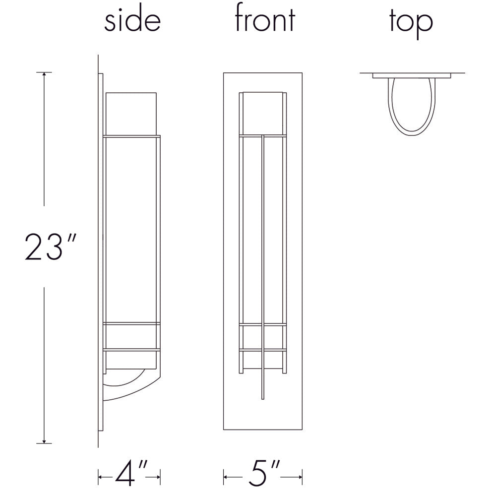 Ultralights Lighting Synergy 11213 ADA Sconce