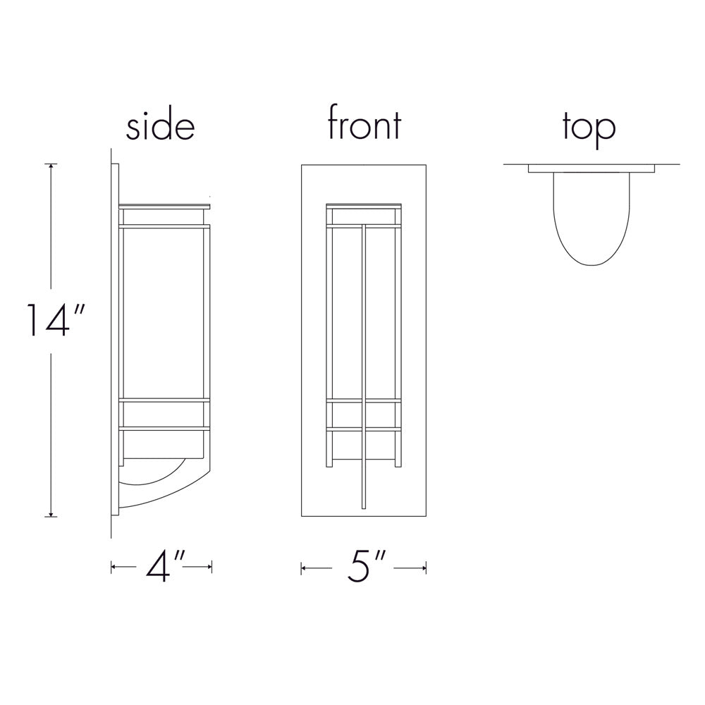 Ultralights Lighting Synergy 11214 Exterior Sconce