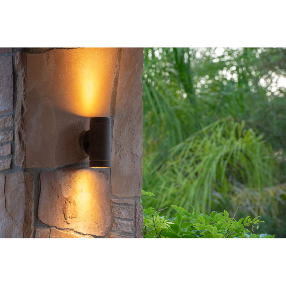 Lightcraft Outdoor Up Down Surface Wall Sconce - Bronze - MR16 1