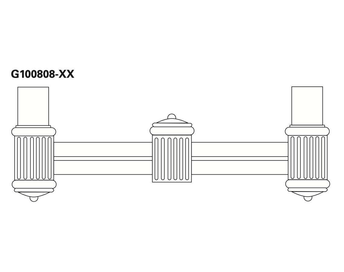 Cooper Lighting G1008080 Double Arm