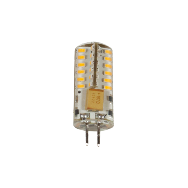 Outdoor LED 3watt G4 bi-pin 3000K outdoor rated light bulb 12volt AC