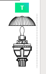 Replacement Globe For Hadco Urban R54 Post Top Light