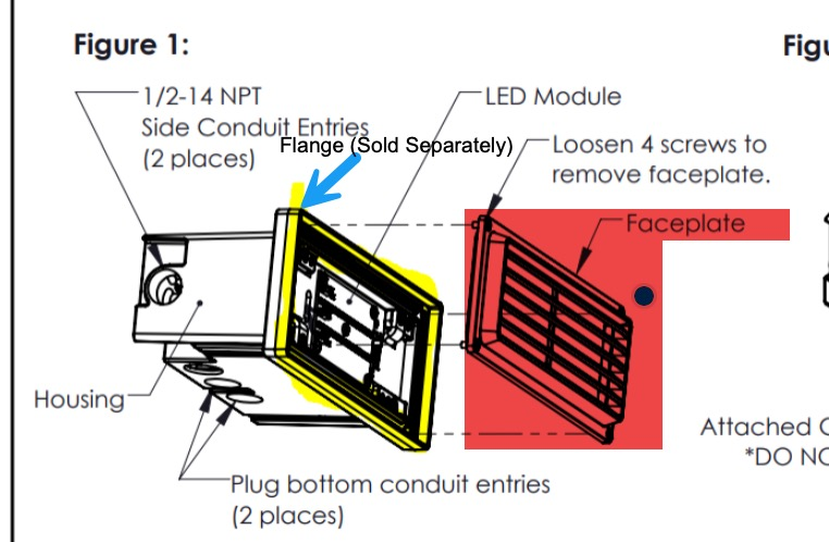 Replacement Frame and Lens Only for Hadco RSC2 Step Light ...