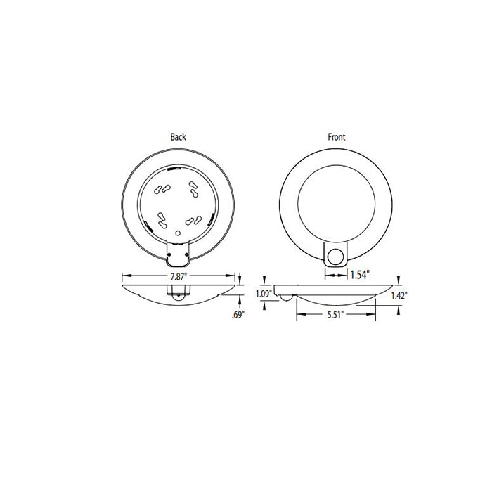 Advantage Environmental Lighting AE57 Designer Motion Sensor Ceiling Luminaire