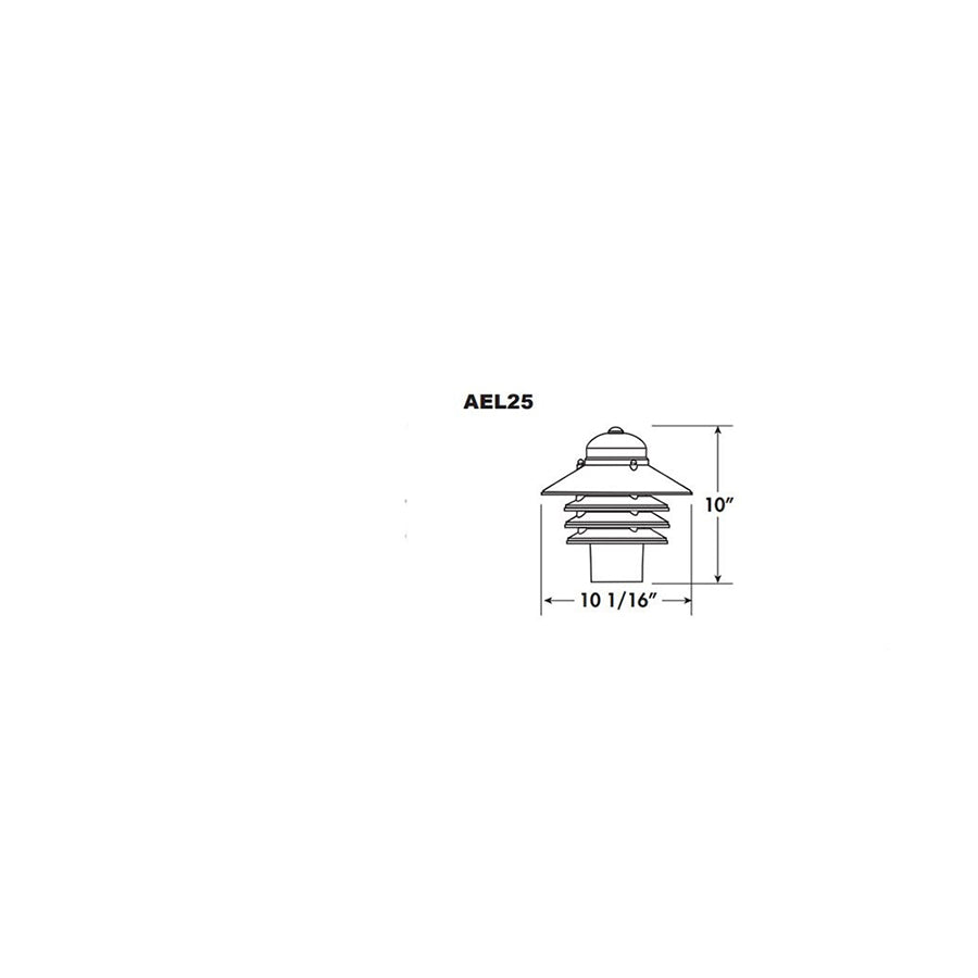 Advantage Environmental Lighting AE25 Nautical Bollard