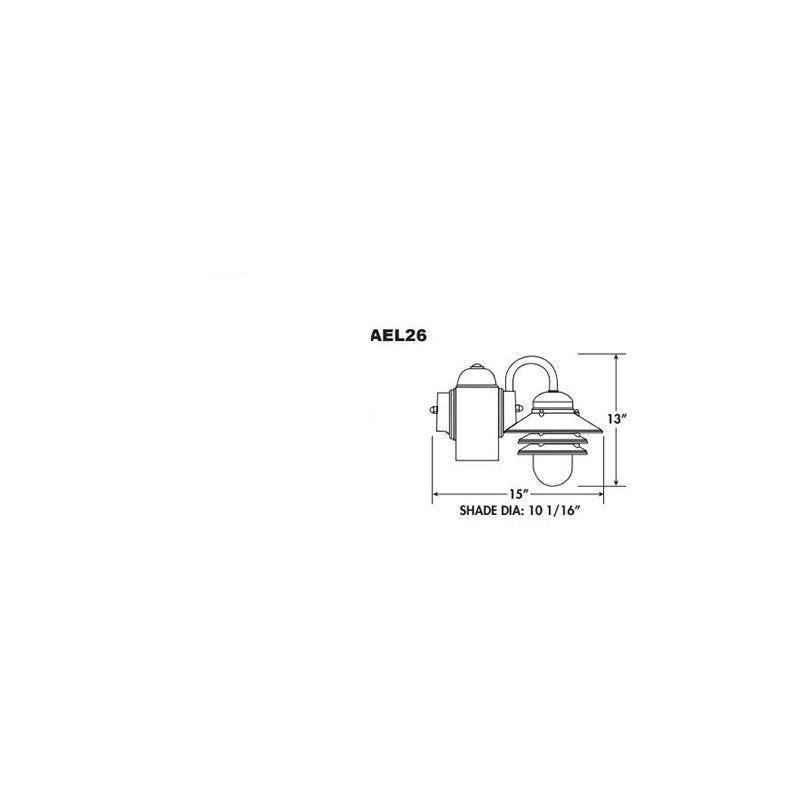 Advantage Environmental Lighting AE26 Nautical Post Single