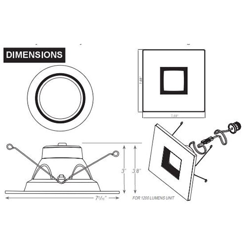 Advantage Environmental Lighting AELBRM56 5"/6" Recessed LED Retrofit Module