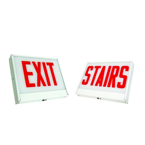 Advantage Environmental Lighting CAX5LU Chicago Approved Steel LED Exit Sign