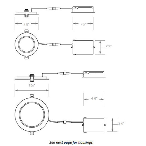 Advantage Environmental Lighting CFP 4" & 6" Round Flat Panel