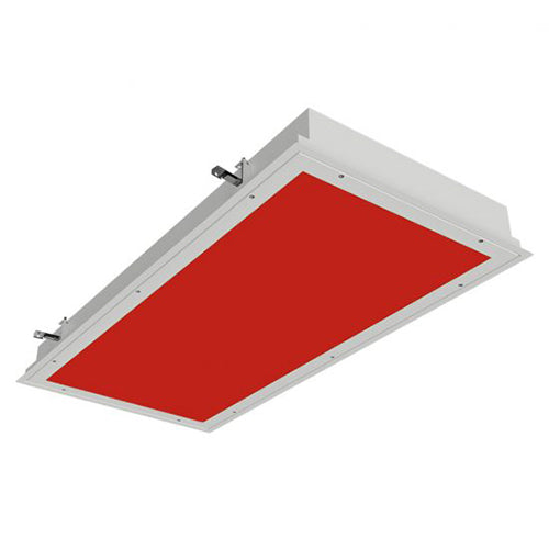 Advantage Environmental Lighting CLDFR Recessed/Recessed Flanged LED 630nm Red/White Vivarium Clean Room Luminaire