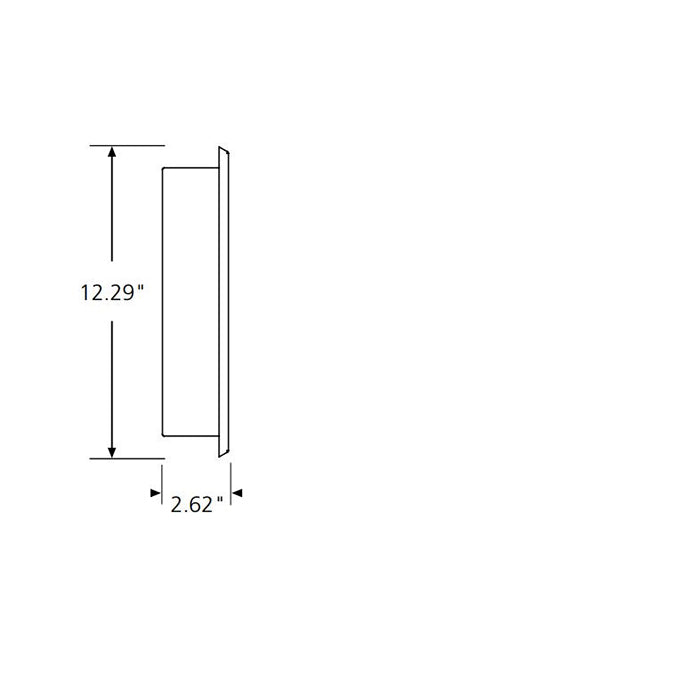 Advantage Environmental Lighting CLIR Recessed LED Clean Room Exit Sign