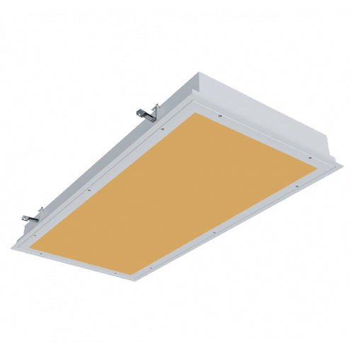 Advantage Environmental Lighting CLU Recessed Flanged Amber & White LED Clean Room