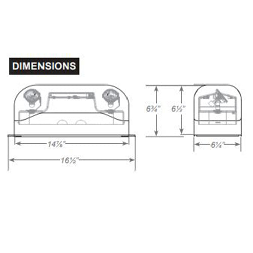 Advantage Environmental Lighting CNEM LED NEMA4X/NSF Emergency Unit