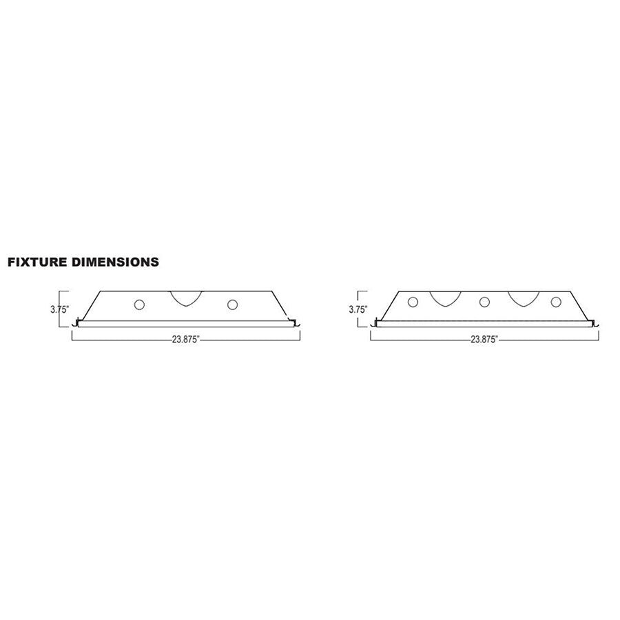 Advantage Environmental Lighting CWL Wet Location Fluorescent Troffer