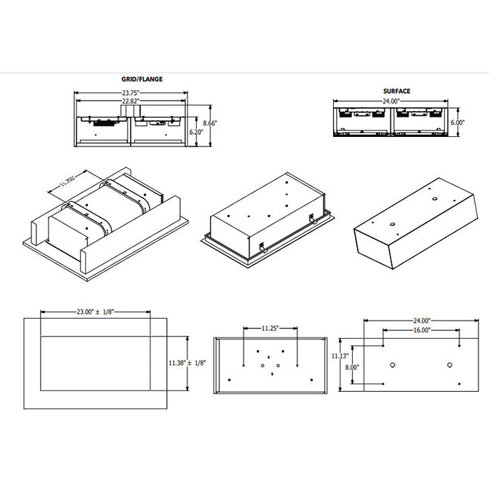 Advantage Environmental Lighting DRKS2 Darkroom Safelight Two Compartment