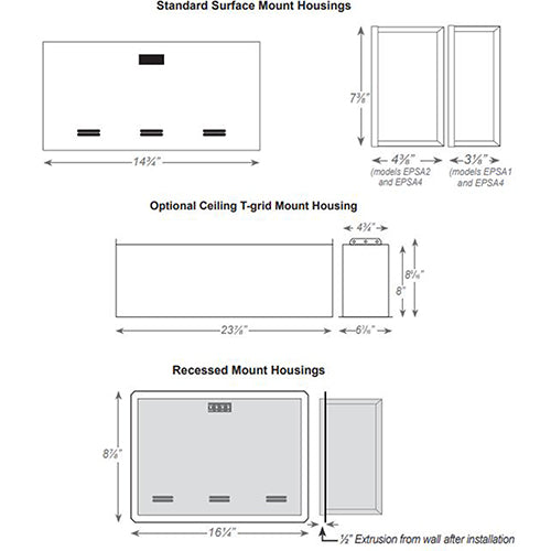 Advantage Environmental Lighting EPSA Emergency Power System - Micro Inverter 20 - 55 watts