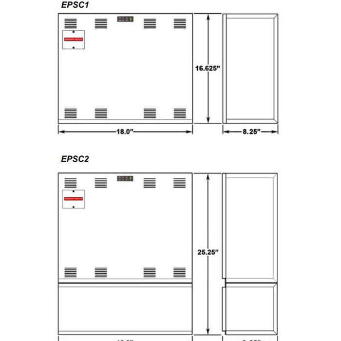 Advantage Environmental Lighting EPSC Emergency Inverter - MidSize