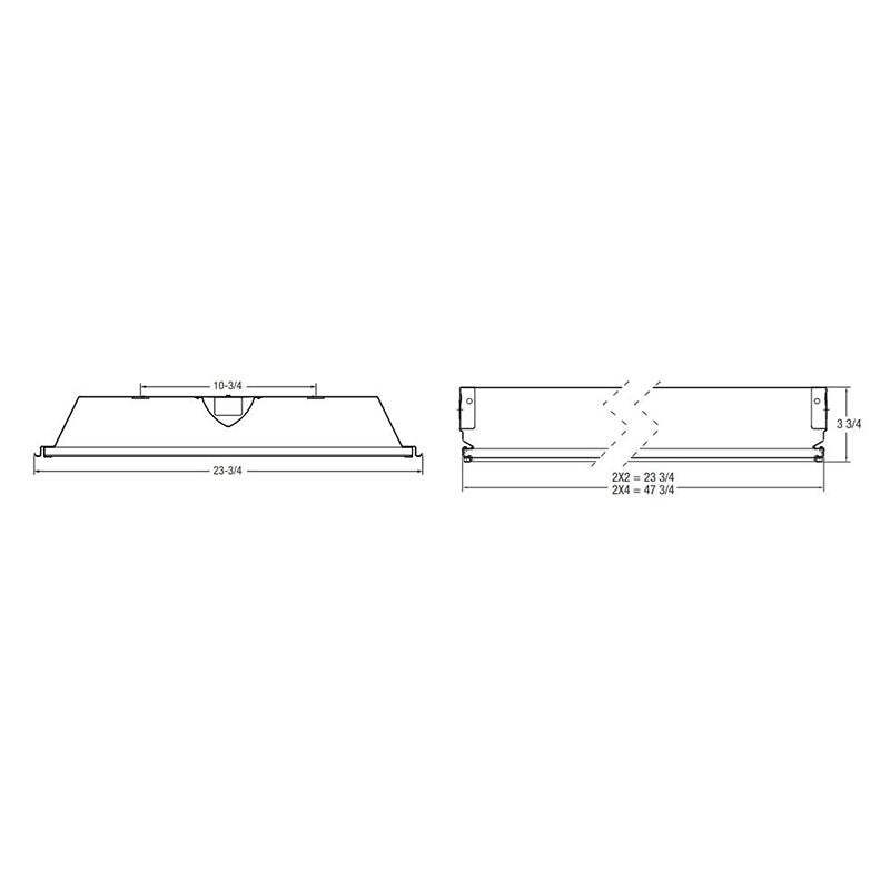 Advantage Environmental Lighting FRX LED Curved Diffuser Troffer