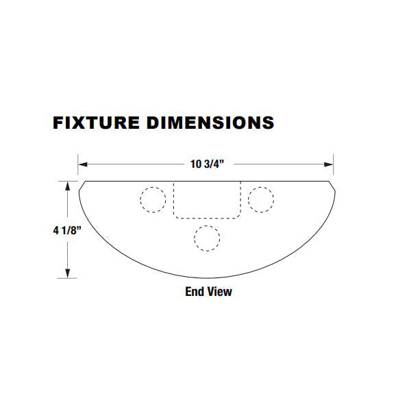 Advantage Environmental Lighting HCLL High Performance Half Cylinder Linear