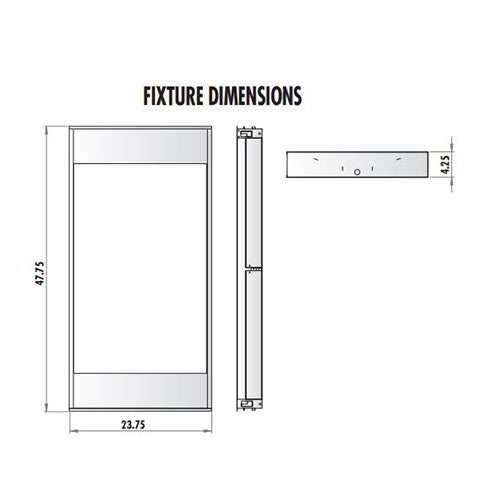 Advantage Environmental Lighting LCBDR Wide Lens Recessed Center Basket Direct/Indirect