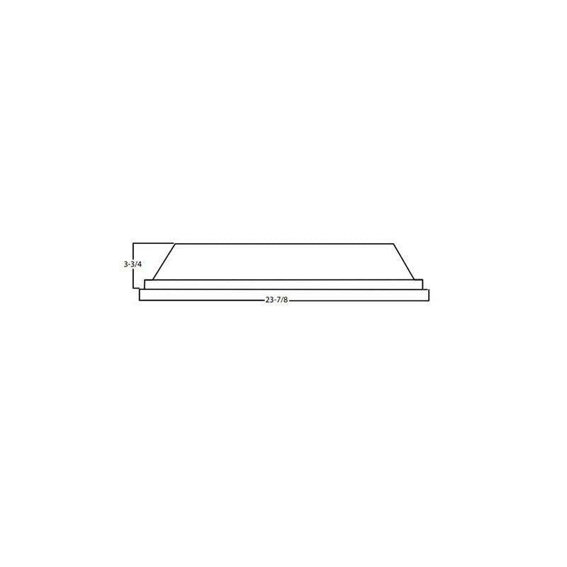 Advantage Environmental Lighting LTCWL Lens Side Wet Location LED Troffer