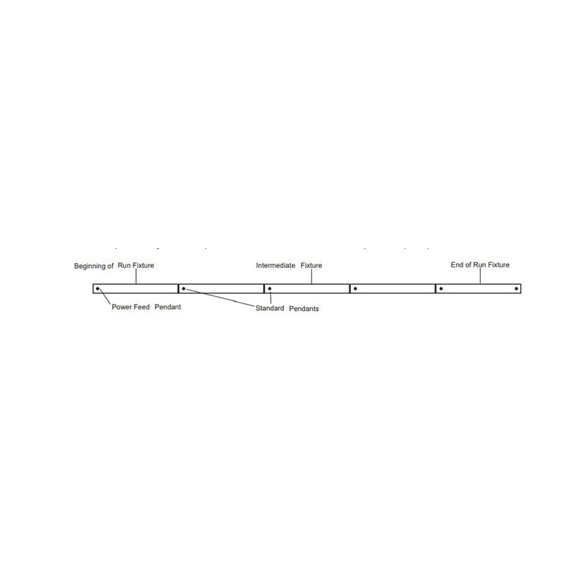 Advantage Environmental Lighting MEF4DA Suspended Direct Aluminum LED Luminaire