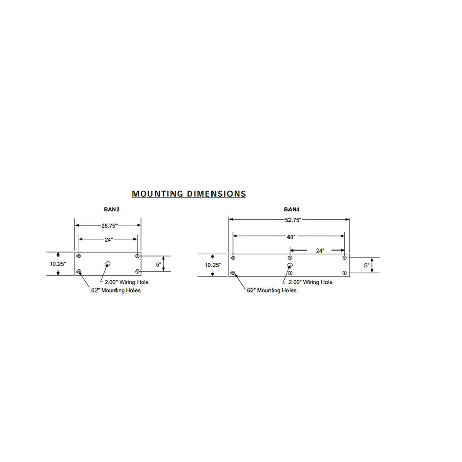Advantage Environmental Lighting MER Healthcare LED Wall Mount