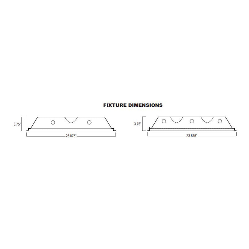 Advantage Environmental Lighting TRB High Quality Lay-In Recessed Troffer