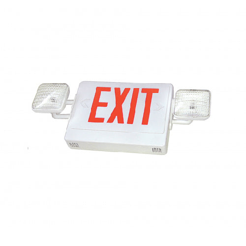 Advantage Environmental Lighting XEM8U LED Exit & Incandescent Emergency Combo