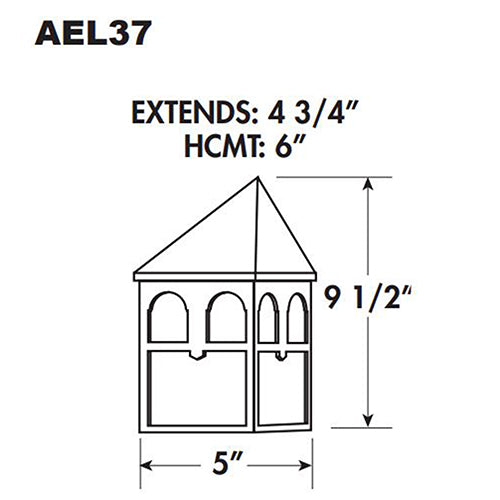 Advantage Environmental Lighting AE37 Cottage Wall Mount