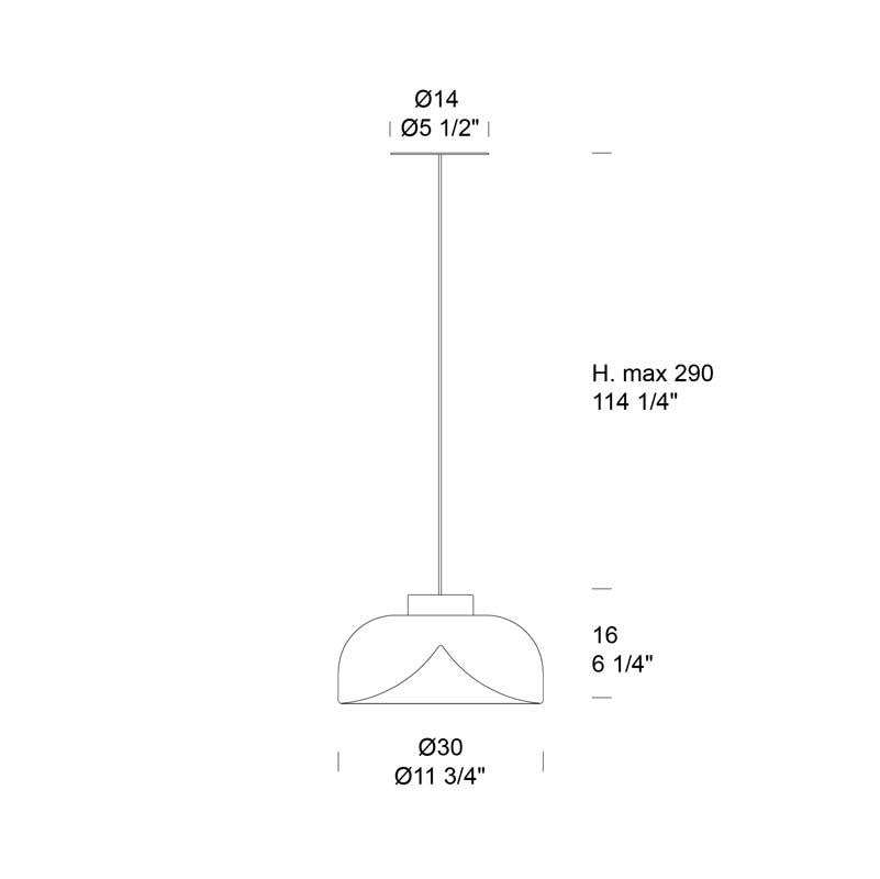 Aella Mini LED Pendant Lamp By Leucos Lighting