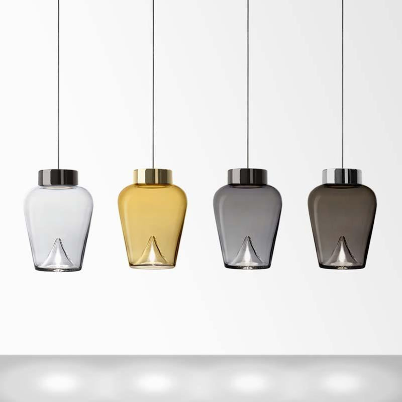 Aella Thin LED Pendant Lamp By Leucos Lighting