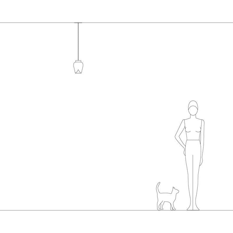 Aella Thin LED Pendant Lamp By Leucos Lighting