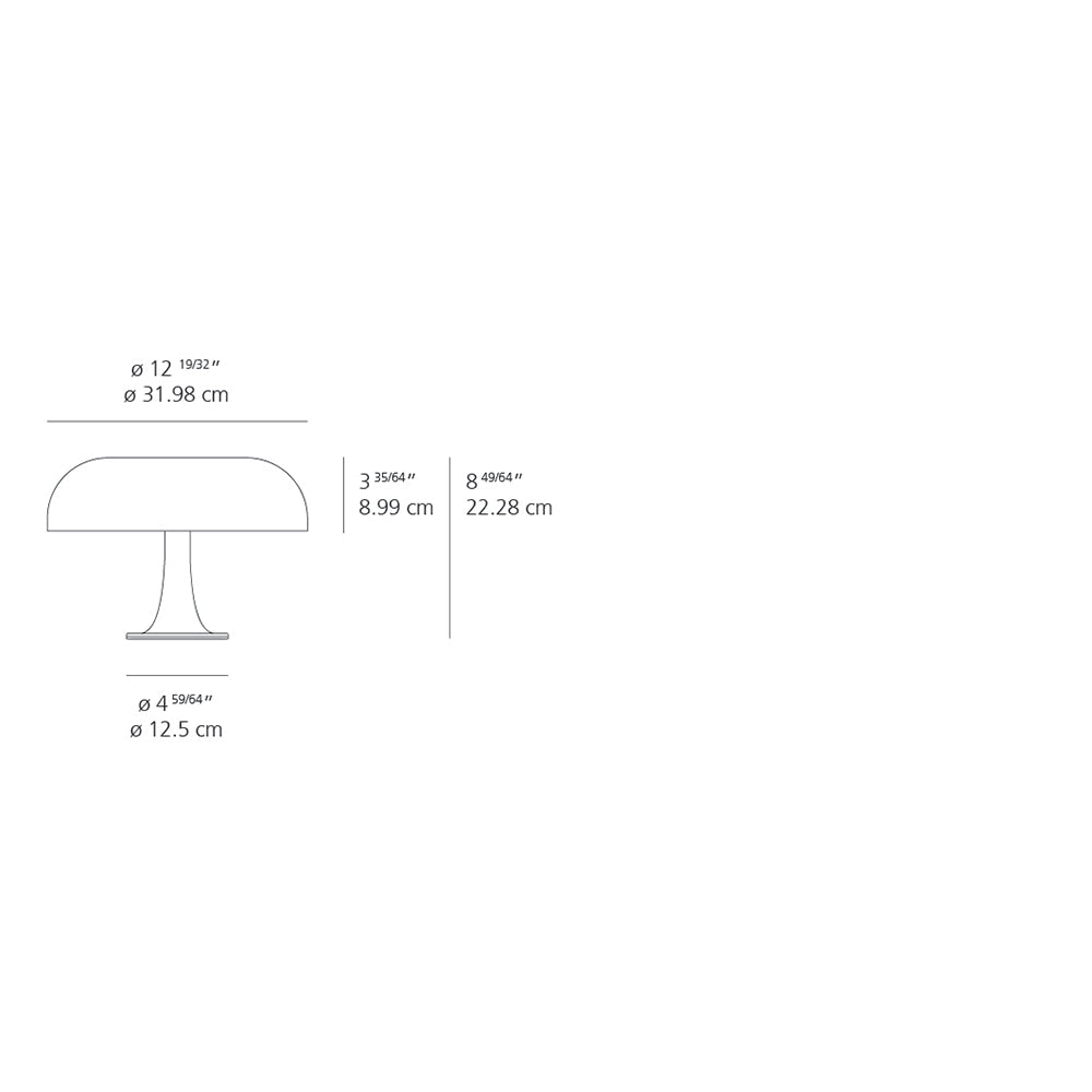 Artemide 003908A Nessino 120V Table Light